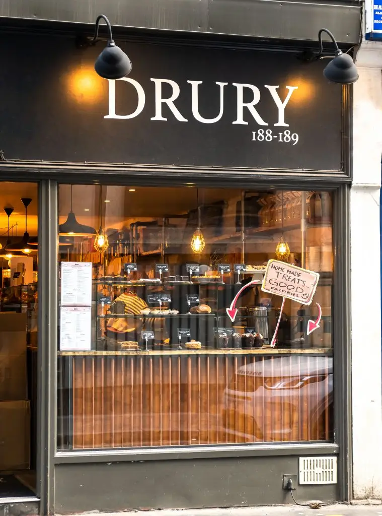 Highest Rated Cafe London: Celebrating Eight Years of Excellence at Drury 188-189